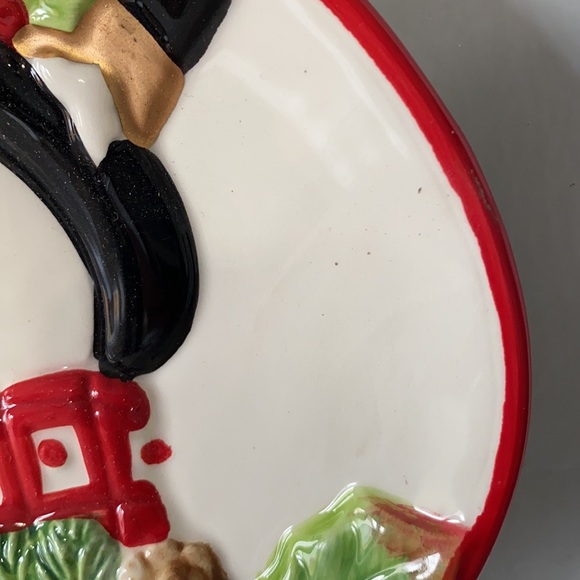 Happy Holidays Snowman plate - Picture 5 of 6